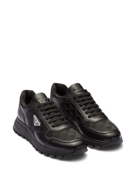 Sneakersy Prada skórzane czarne
