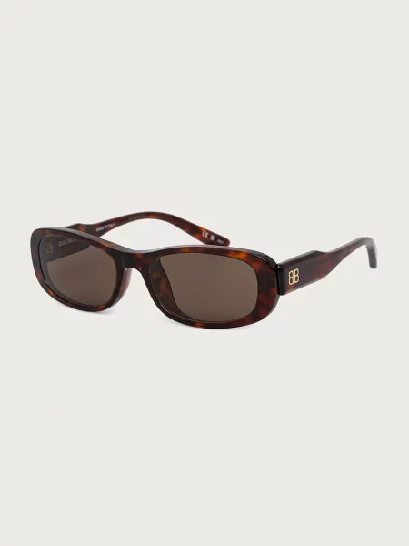 Balenciaga okulary przeciwsłoneczne brązowe