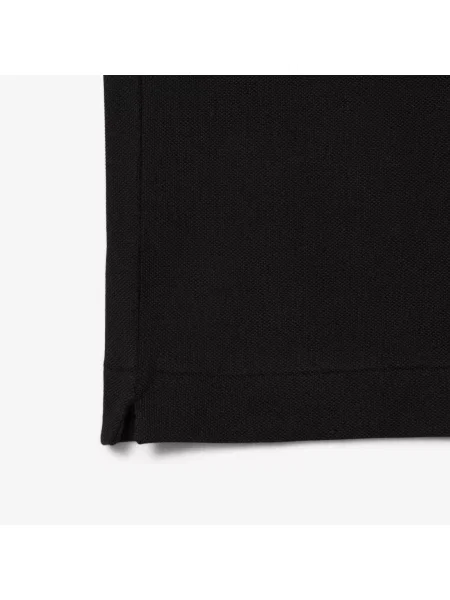 Lacoste Koszulka Polo Z Lamówką Regular Fit czarny