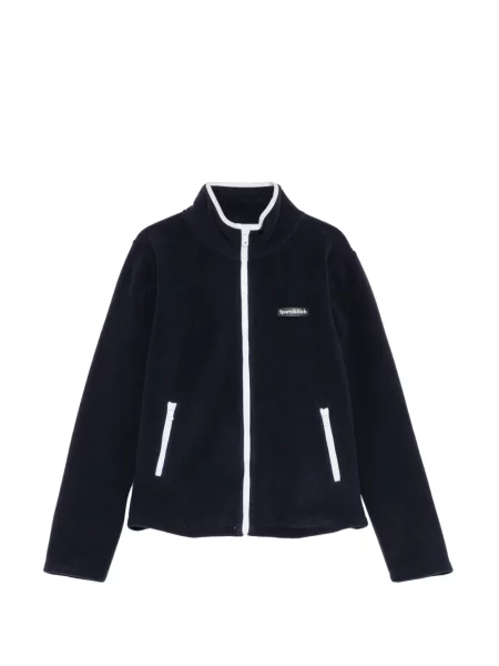 Jakna od flisa Sporty & Rich s vezom od flisa plava