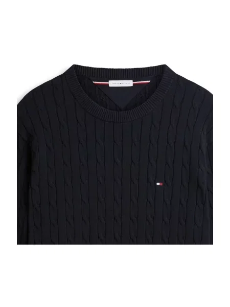 Klasický sveter Tommy Hilfiger modrá