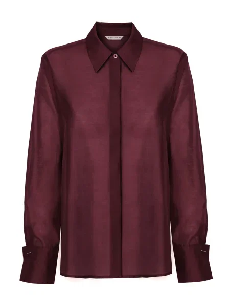 TATUUM Bluză Berry burgundy roșu