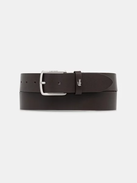 Lacoste de piele negru