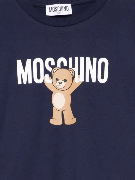 Koszulka dziecięca Moschino niebieska