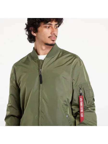 Яке бомбър Alpha Industries с преходна изолация зелено