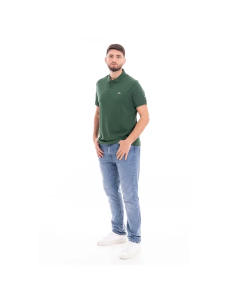 Koszulka polo Lacoste z krótkim rękawem zielona