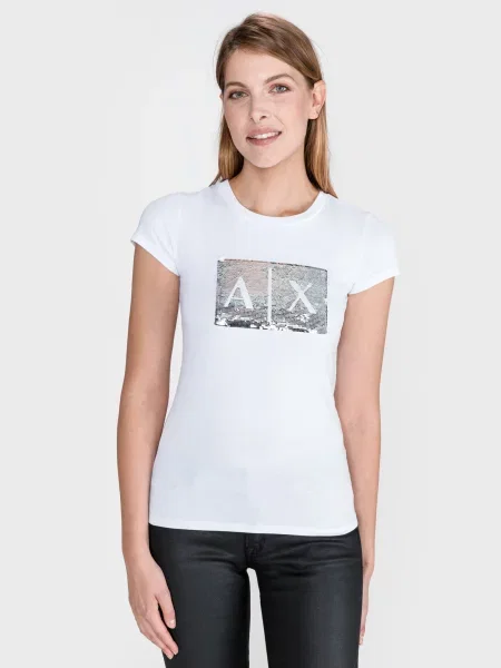 Koszulka Armani biała