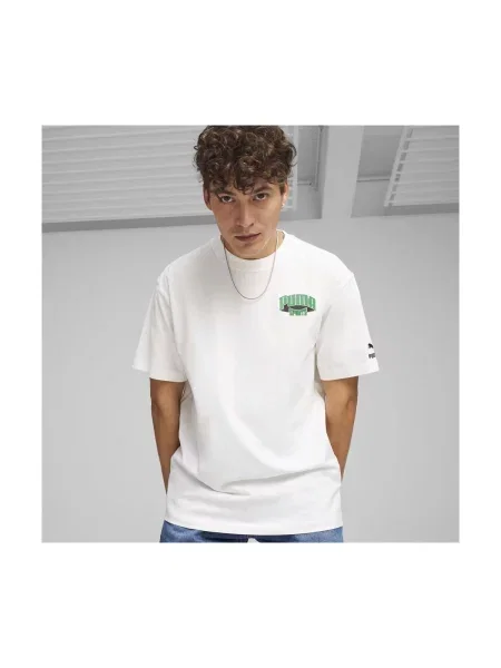Puma T-shirt For The Fanbase Graphic Relaxed Fit bijela