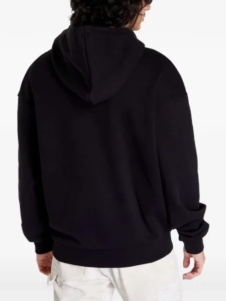 Lung hanorac cu glugă Urban Classics negru