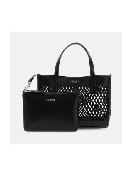 Geantă Guess Letty Mini negru