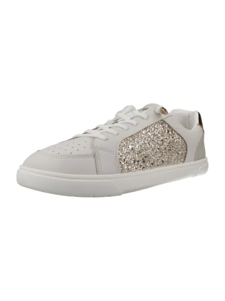 Sneakersy B&w Break&walk sznurowane koronkowe casual beżowe