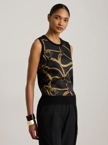 Lauren Ralph Lauren Sveter mokka čierna