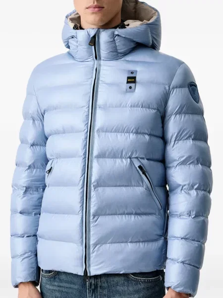 Kurtka Blauer z kapturem niebieska
