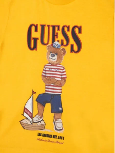 Dětské tričko Guess žluté