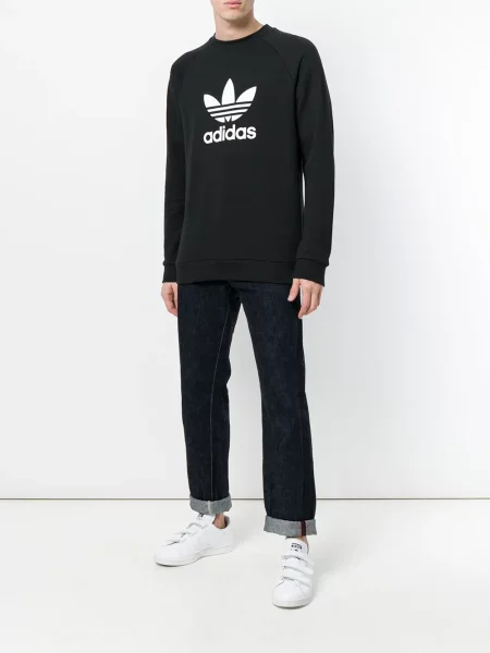 Hanorac Adidas cu imagine negru