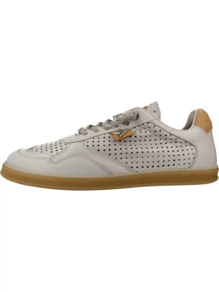 Sneakersy Cetti skórzane beżowe