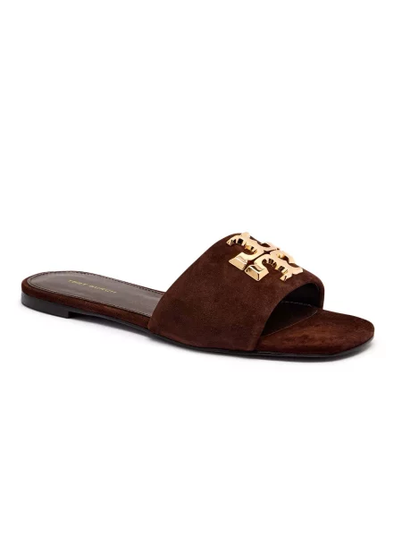 TORY BURCH De piele șlapi ELEANOR maro