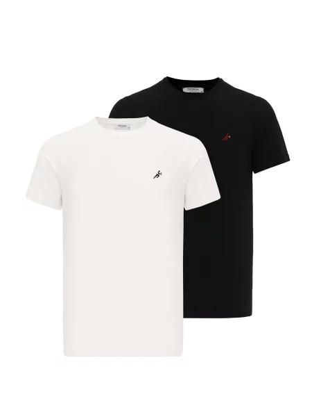 Moxx Paris Tricou negru alb