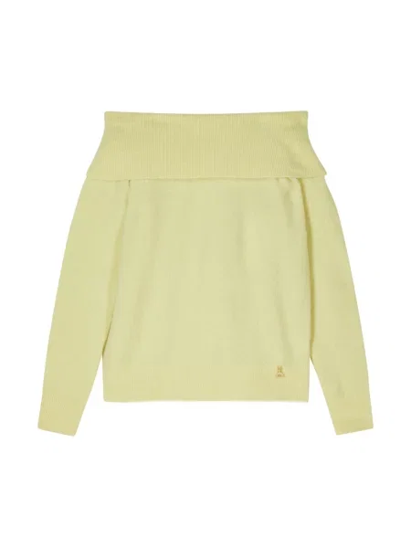 Sweter Patrizia Pepe żółty