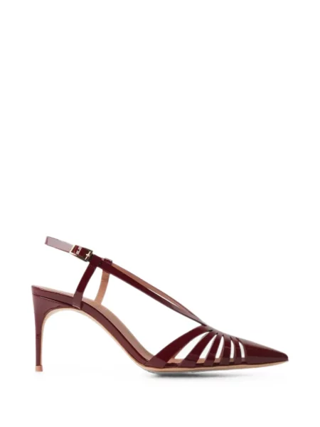 Pantofi cu toc Malone Souliers slingback roșu