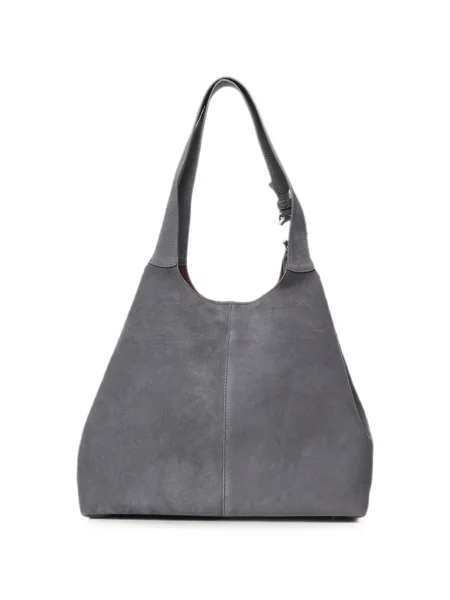 Τσάντα shopper Coccinelle σουέτ γκρι