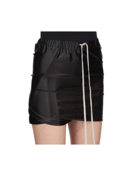 Szorty Rick Owens z dżerseju czarne