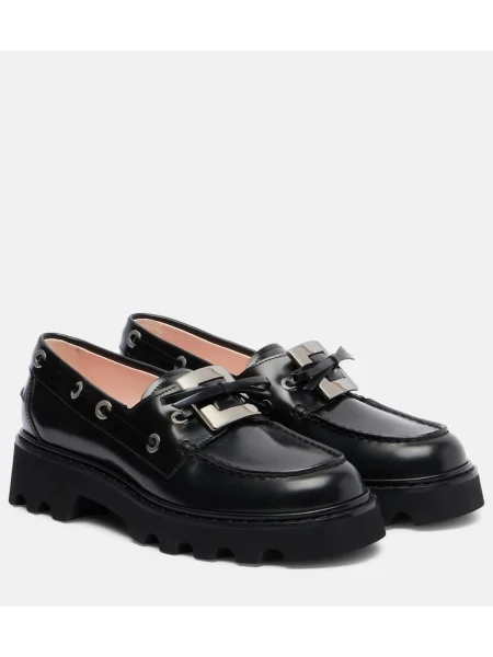 Pantofi loafer Roger Vivier din piele negru