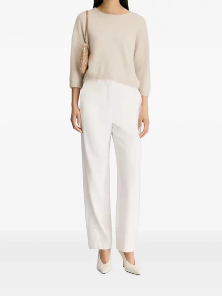 Pantaloni Loulou De Saison alb