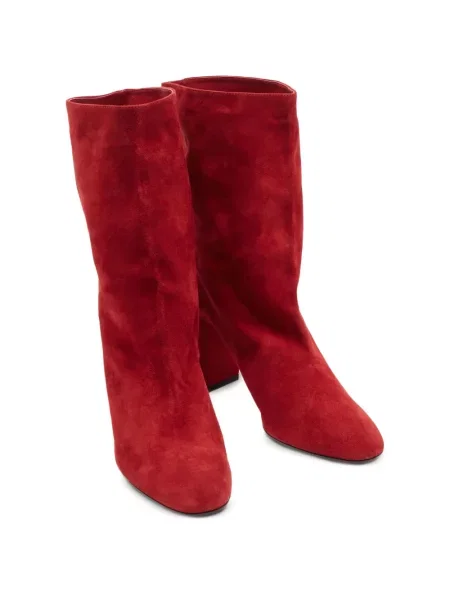 Členkové čižmy Aquazzura červená
