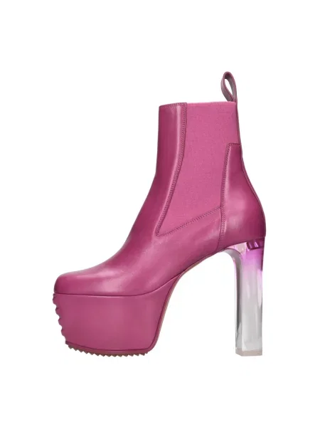 Botki Rick Owens różowe