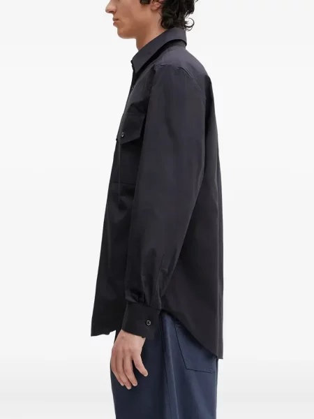 Cămașă Paul Smith lungă albastru