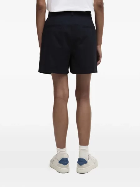 Pantaloni scurți Barbour plisate albastru