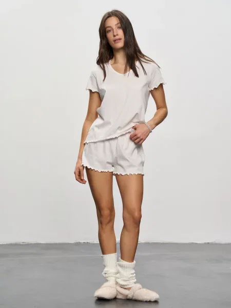 Піжама Роза молочний