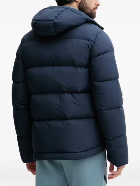 Geacă Peak Performance cu glugă albastru