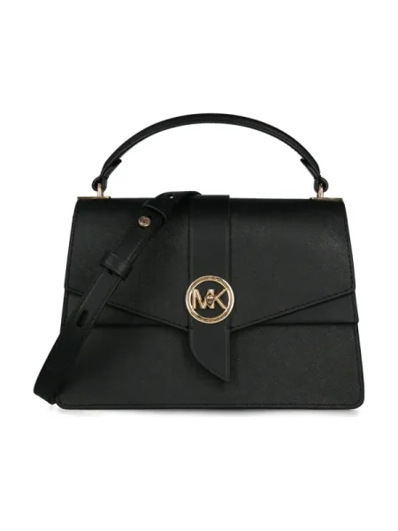 Geanta de piele Michael Kors din piele negru