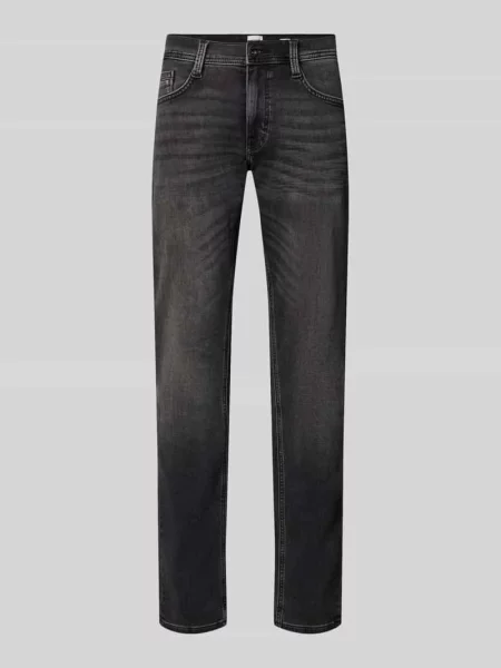 Jeansy w kroju slim fit z wpuszczanymi Model Oregon' Mustang