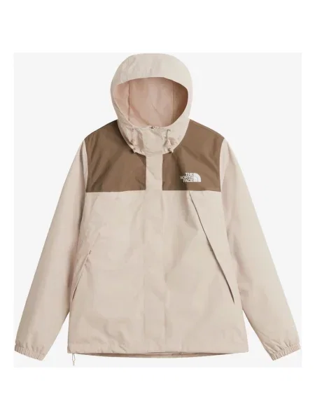 Kurtka z kapturem The North Face Antora Rain beżowo XS brązowa