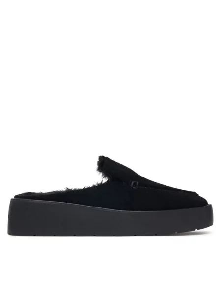 Semišové mules Calvin Klein černé