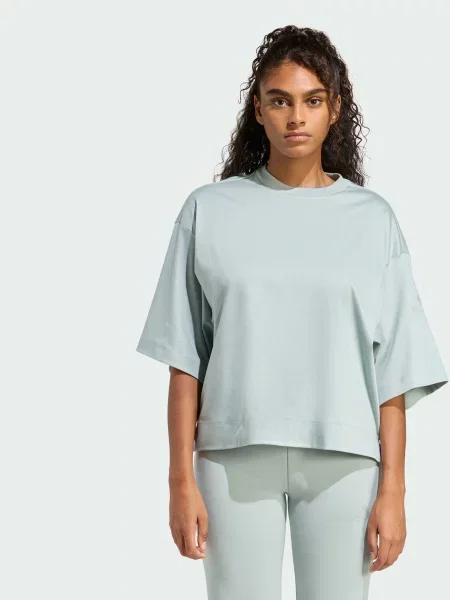 Футболка adidas зелений