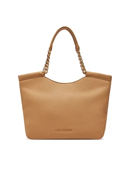 Kabelka Love Moschino béžová