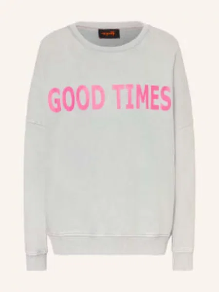 Miss Goodlife Bluza Oversize grau szara