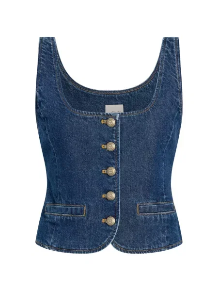 Bluzka Cinq A Sept niebieska