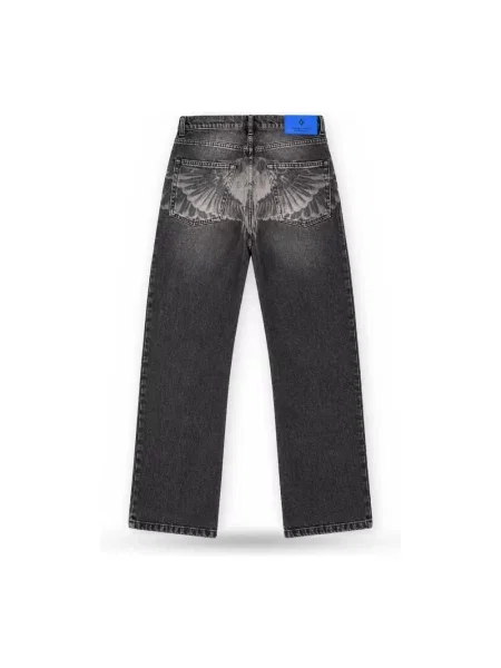 Jeansy straight leg Marcelo Burlon czarne