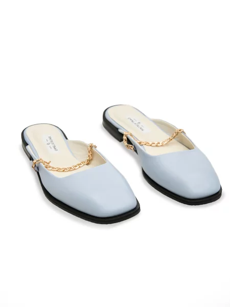 Мюли Emmelie Delage голубые