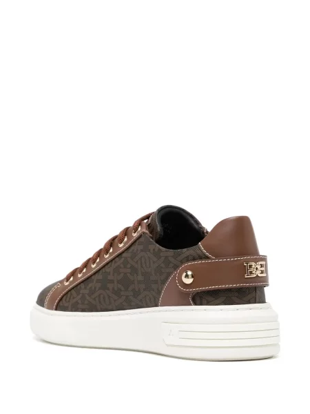 Sneakersy Bally brązowe