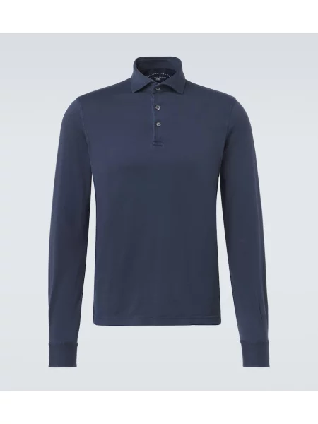 Tricou polo Fedeli albastru
