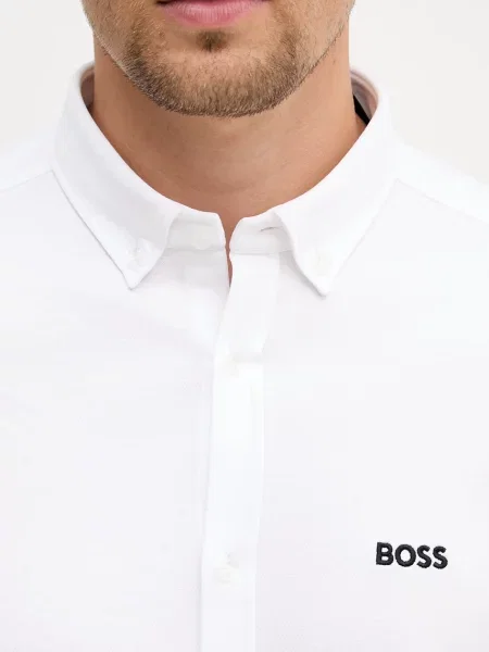Рубашка Boss Green зеленая