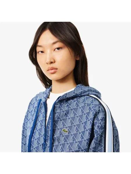 Lacoste толстовка Monogram блакитна