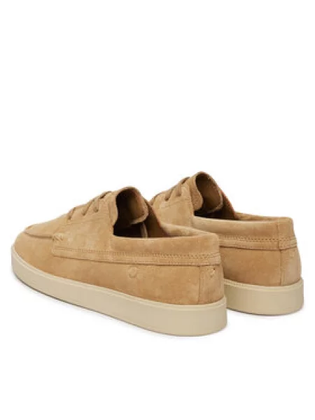 Poltopánky Clarks Lockford Boat béžová