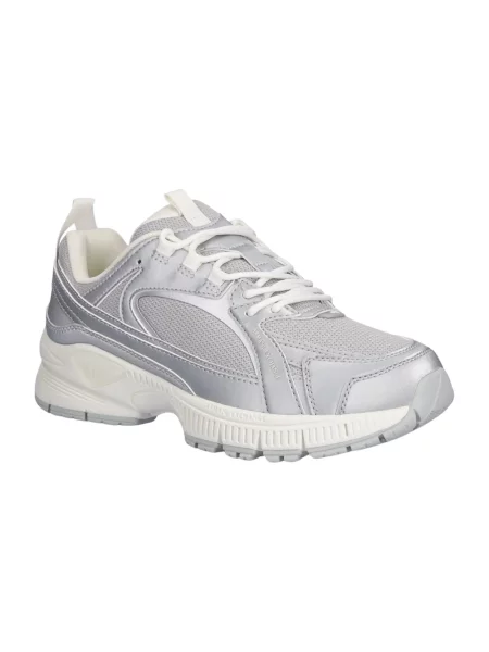 Sneakersy Armani Exchange skórzane szare